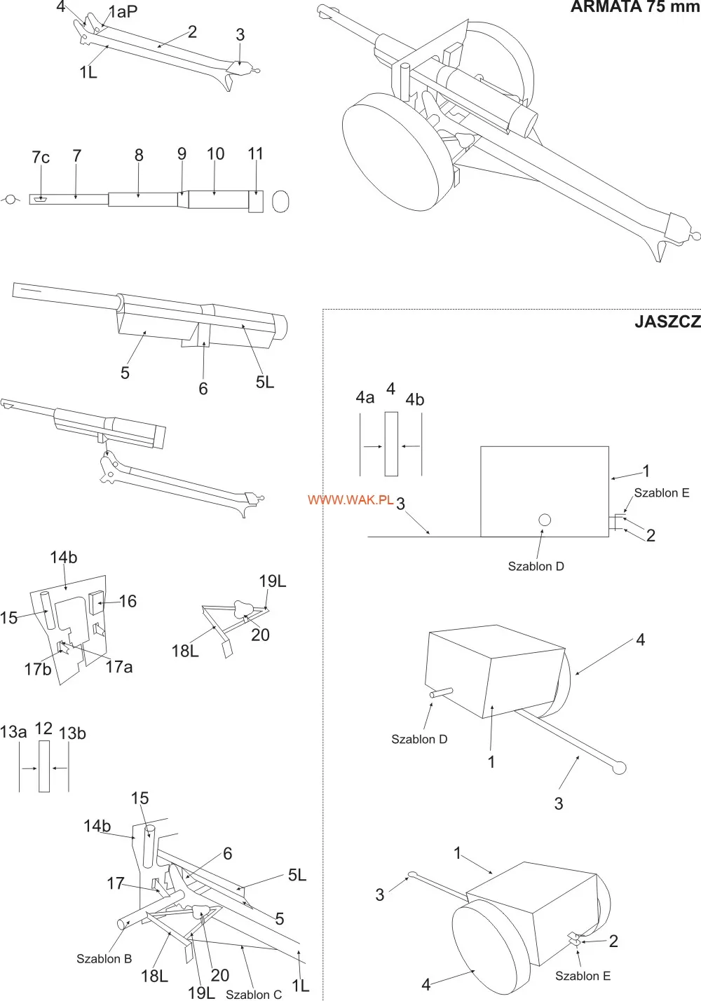  Traktor C4P so 75 mm poľným delom